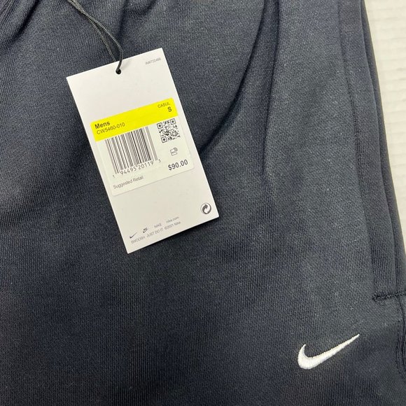 NEW MEN'S NIKE SOLO SWOOSH HEAVYWEIGHT FLEECE DRAWCORD SWEATPANTS SIZE SMALL #CW - Picture 3 of 7